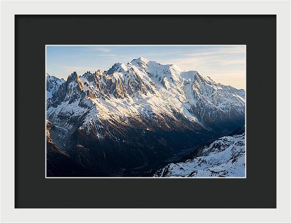 Mont Blanc Massif At Dusk
