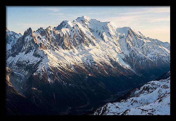 Mont Blanc Massif At Dusk