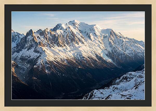 Mont Blanc Massif At Dusk