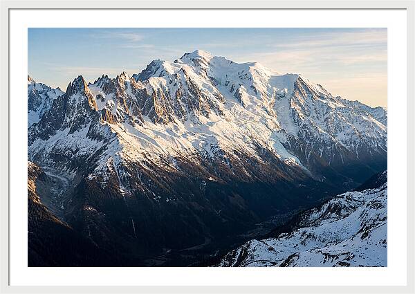Mont Blanc Massif At Dusk