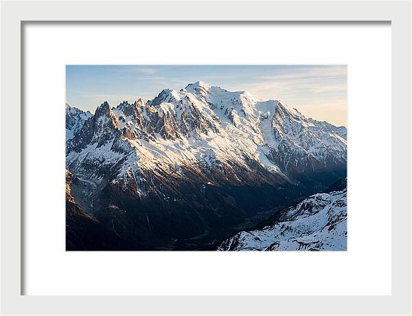 Mont Blanc Massif At Dusk
