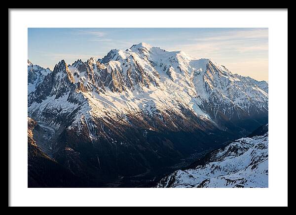 Mont Blanc Massif At Dusk