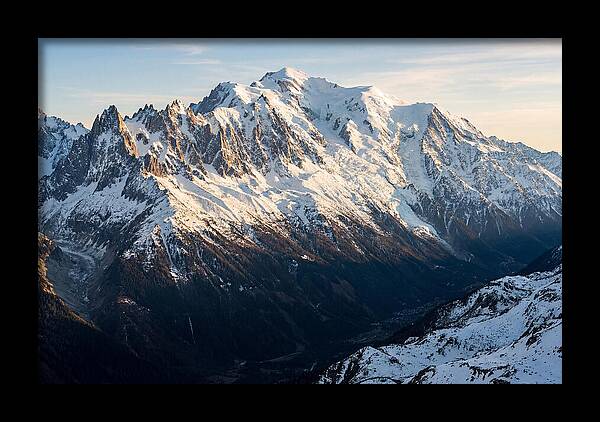 Mont Blanc Massif At Dusk