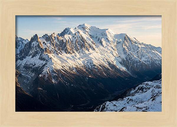 Mont Blanc Massif At Dusk