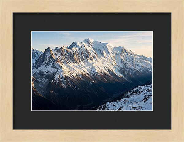 Mont Blanc Massif At Dusk