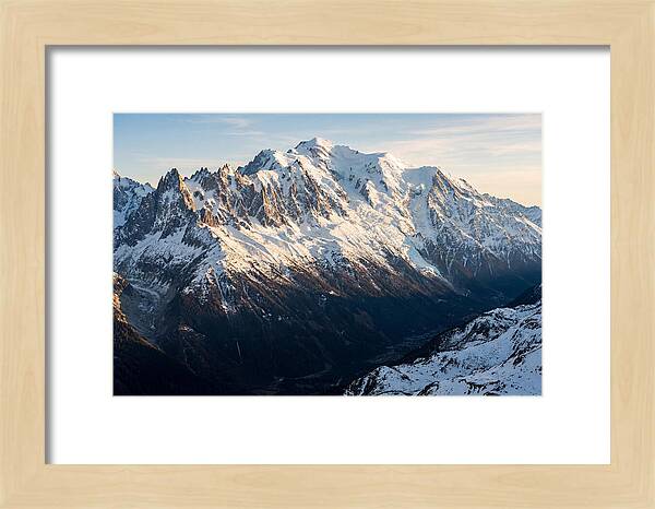 Mont Blanc Massif At Dusk