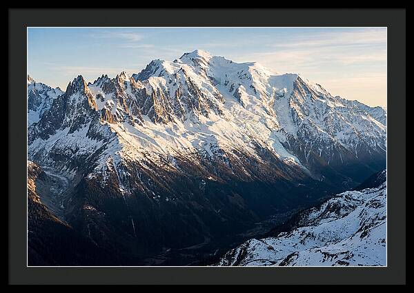 Mont Blanc Massif At Dusk