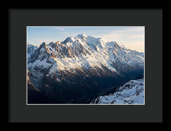 Mont Blanc Massif At Dusk