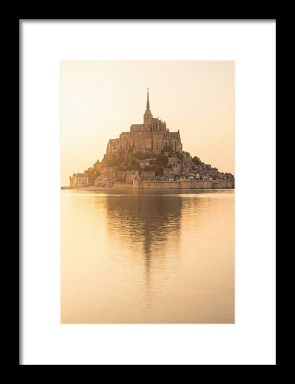 Mont Saint Michel At Golden Hour