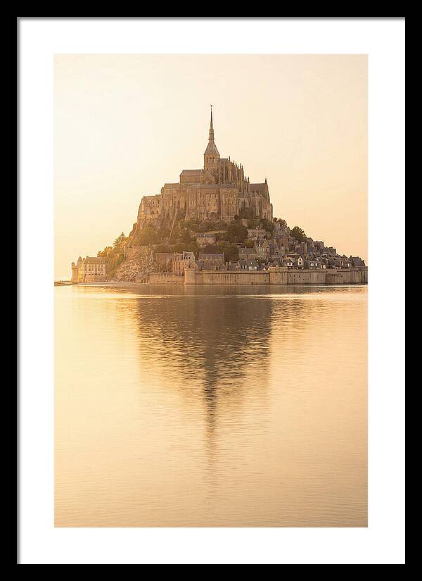 Mont Saint Michel At Golden Hour
