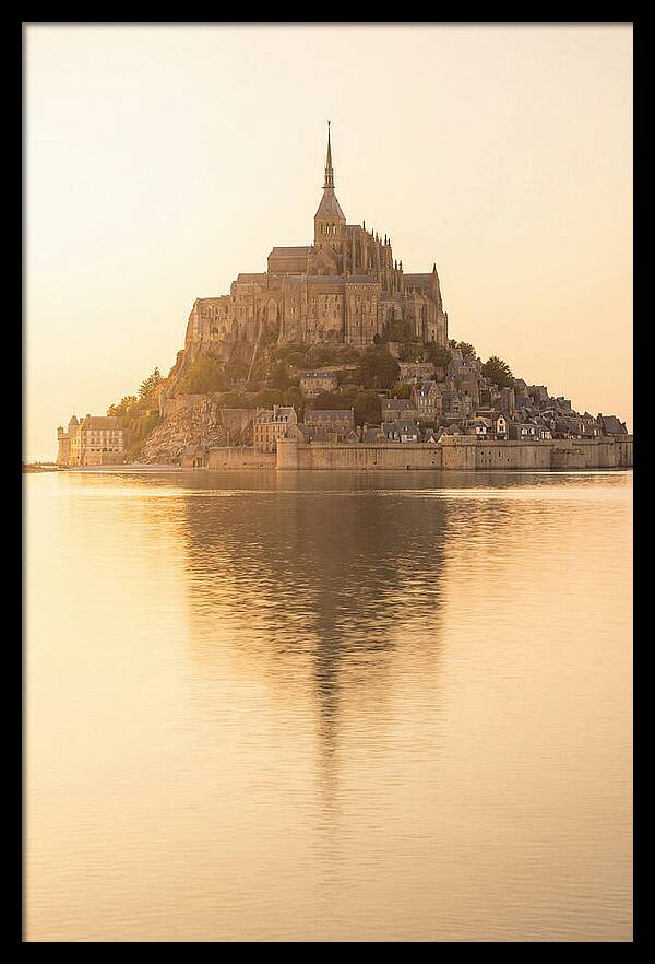 Mont Saint Michel At Golden Hour