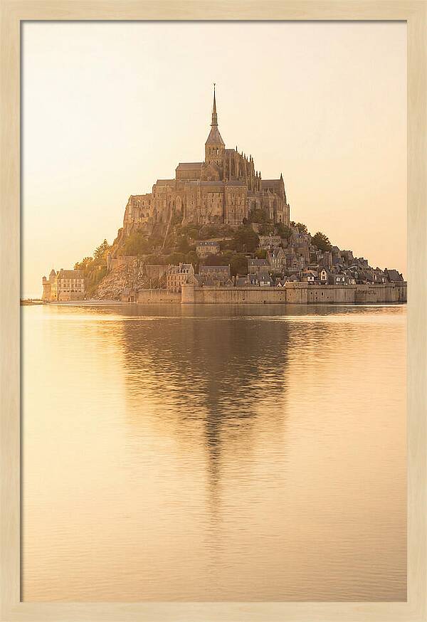 Mont Saint Michel At Golden Hour
