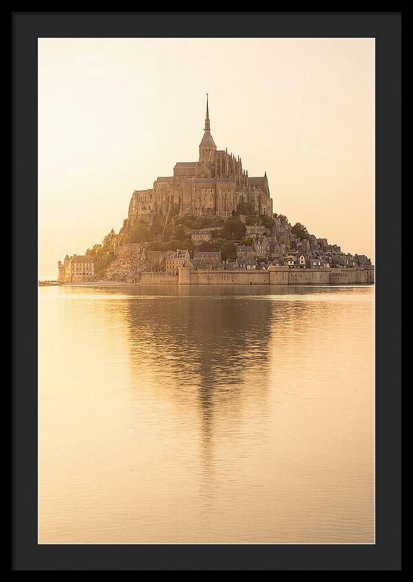 Mont Saint Michel At Golden Hour