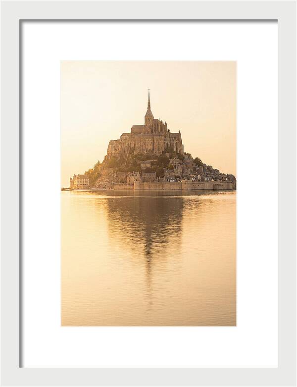 Mont Saint Michel At Golden Hour
