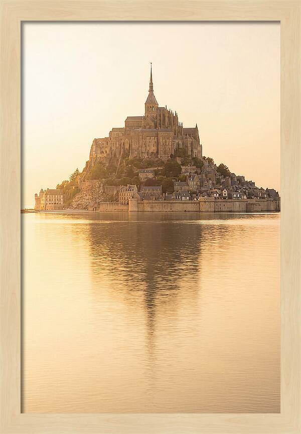 Mont Saint Michel At Golden Hour