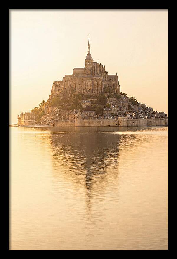 Mont Saint Michel At Golden Hour