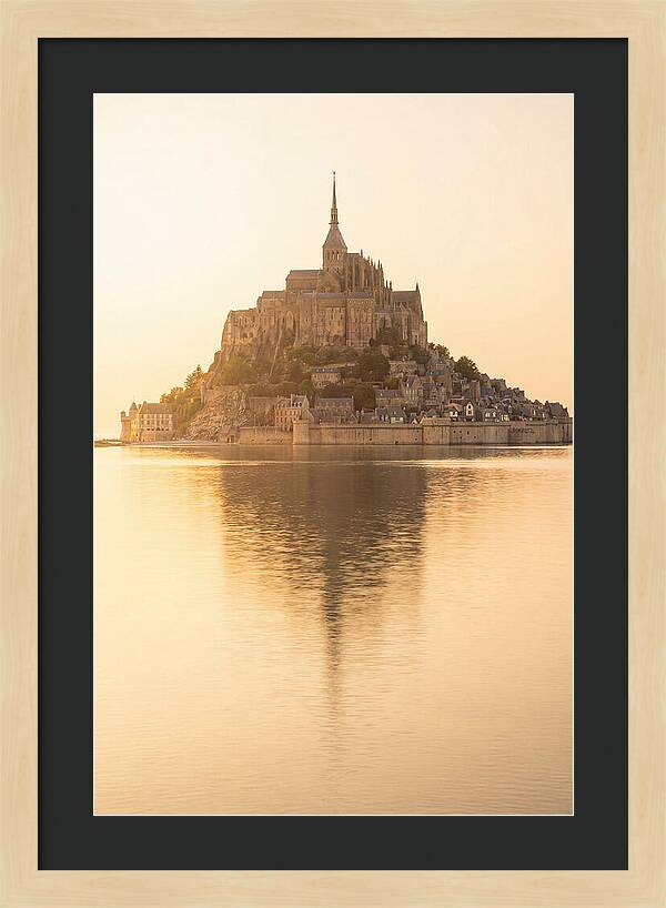 Mont Saint Michel At Golden Hour