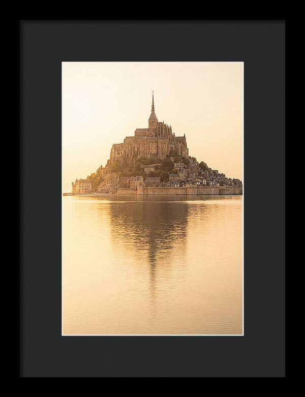 Mont Saint Michel At Golden Hour