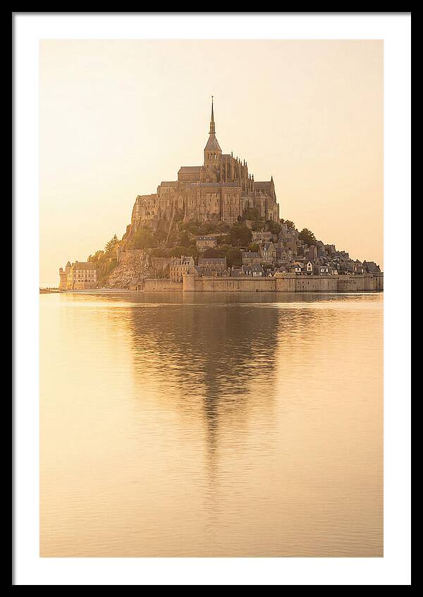 Mont Saint Michel At Golden Hour