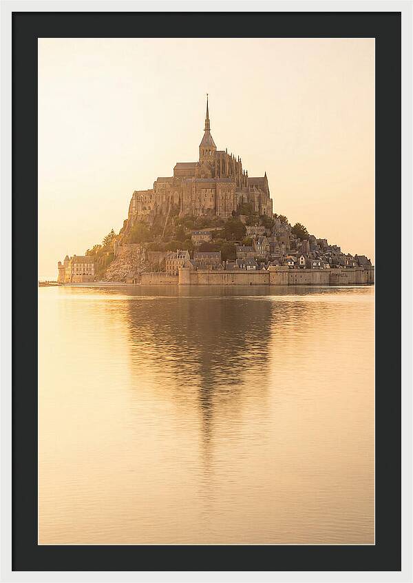 Mont Saint Michel At Golden Hour