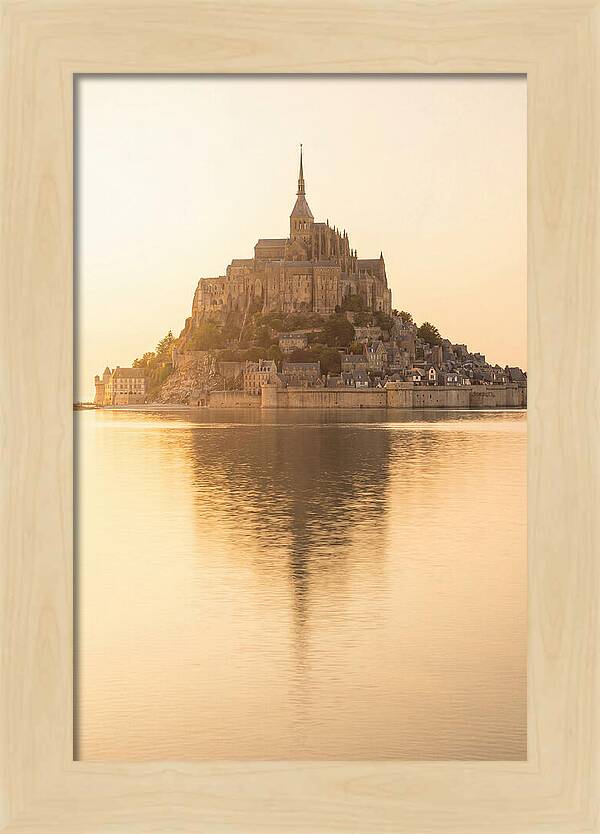 Mont Saint Michel At Golden Hour