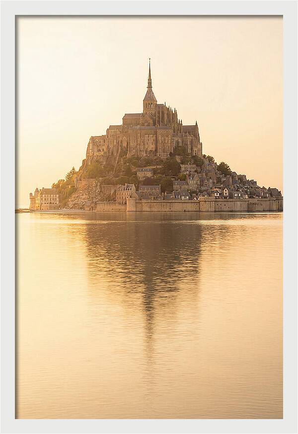 Mont Saint Michel At Golden Hour