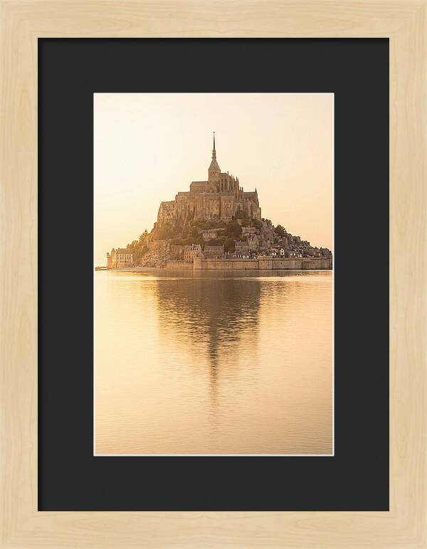 Mont Saint Michel At Golden Hour