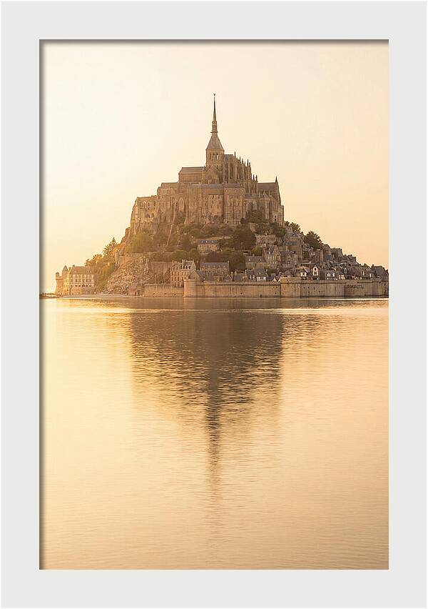 Mont Saint Michel At Golden Hour