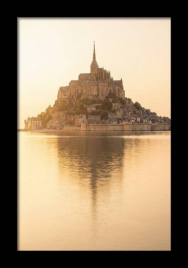 Mont Saint Michel At Golden Hour