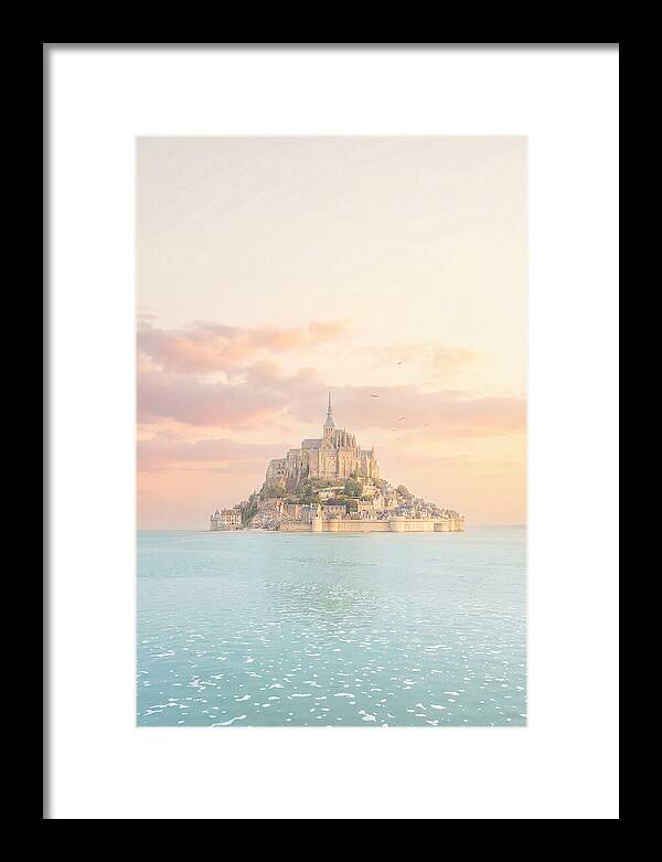 Mont Saint Michel At Golden Hour