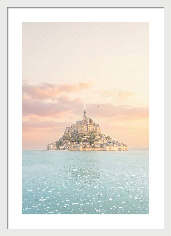 Mont Saint Michel At Golden Hour