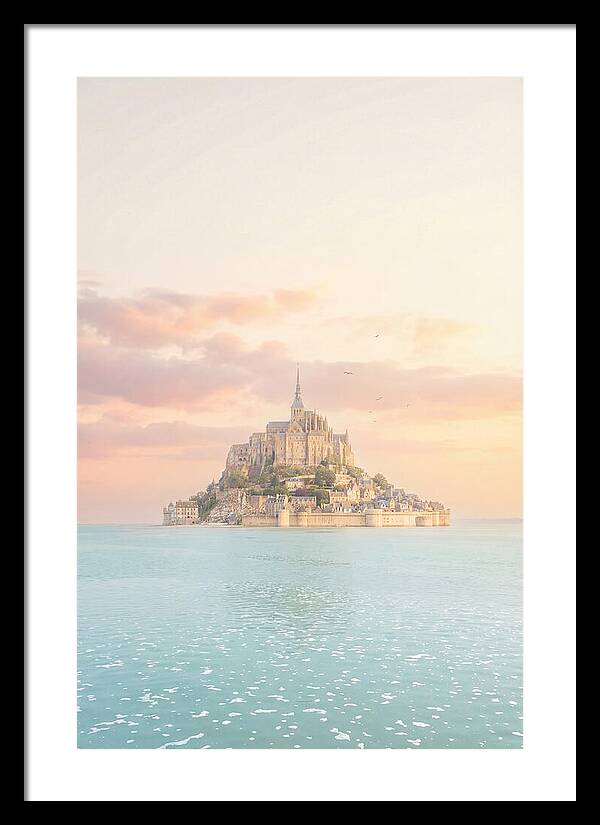Mont Saint Michel At Golden Hour