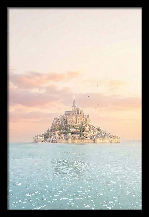 Mont Saint Michel At Golden Hour