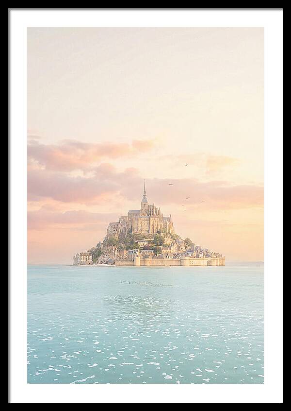 Mont Saint Michel At Golden Hour