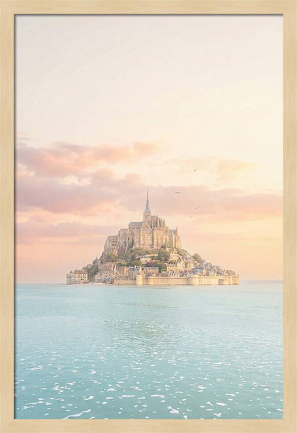 Mont Saint Michel At Golden Hour