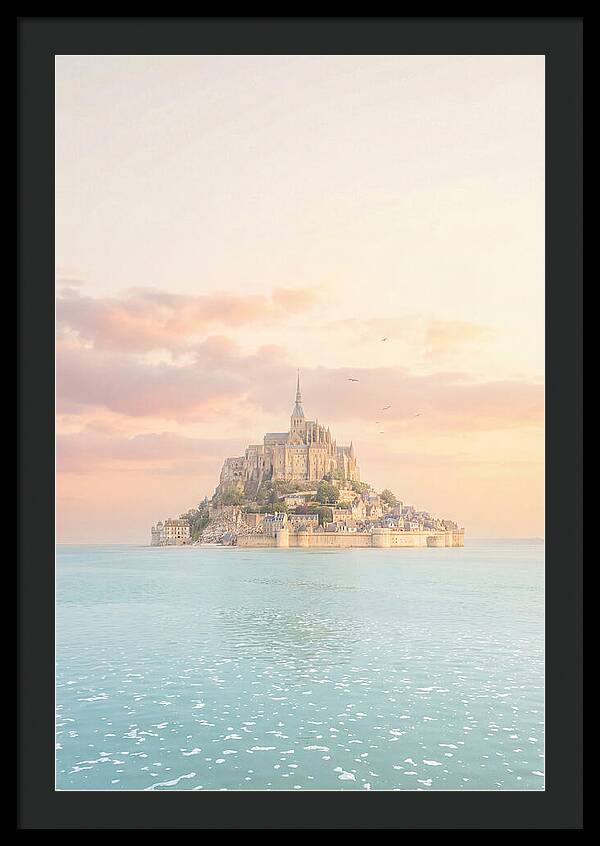 Mont Saint Michel At Golden Hour