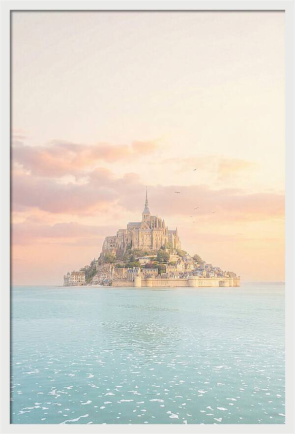 Mont Saint Michel At Golden Hour
