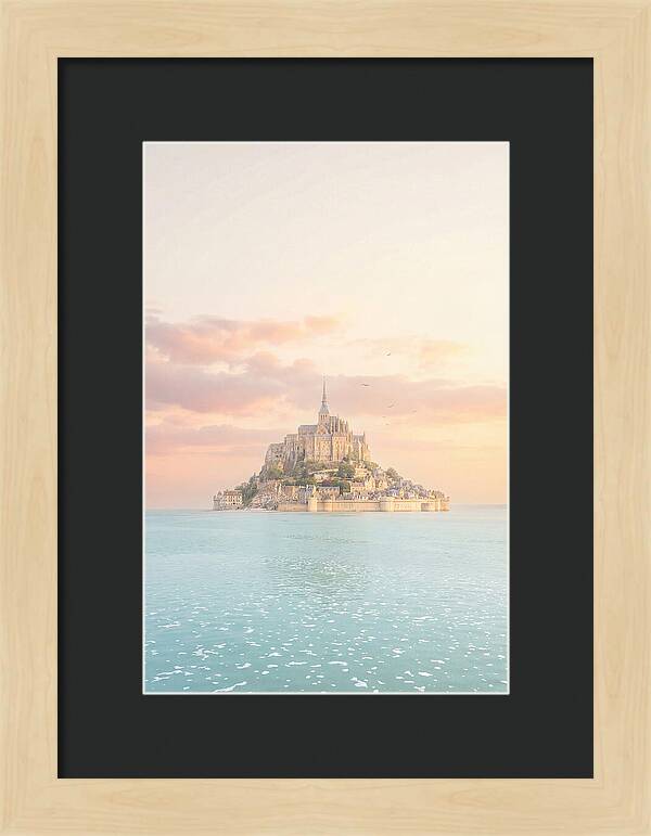Mont Saint Michel At Golden Hour