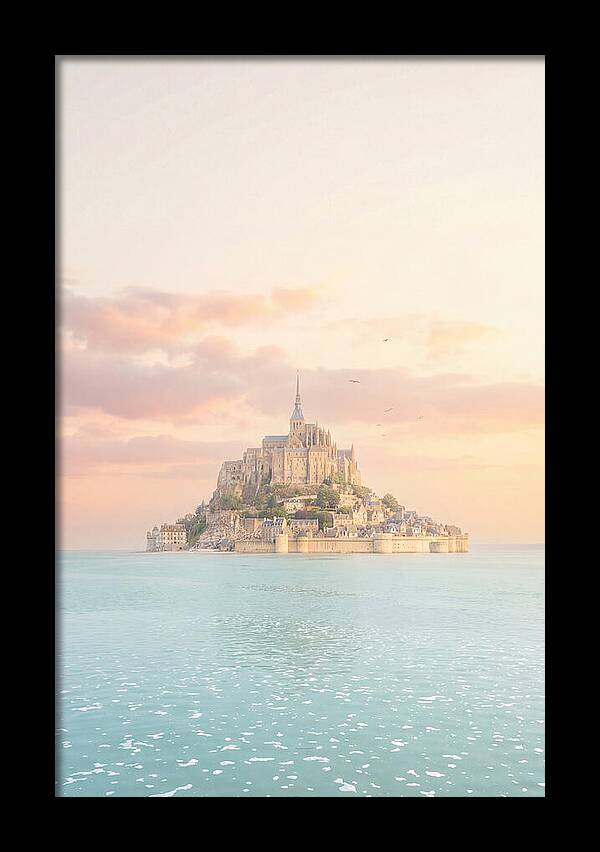 Mont Saint Michel At Golden Hour