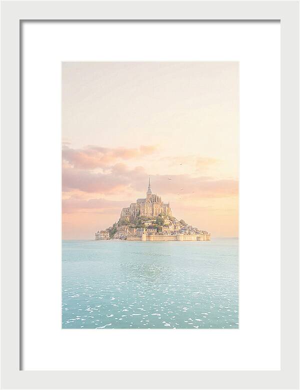 Mont Saint Michel At Golden Hour