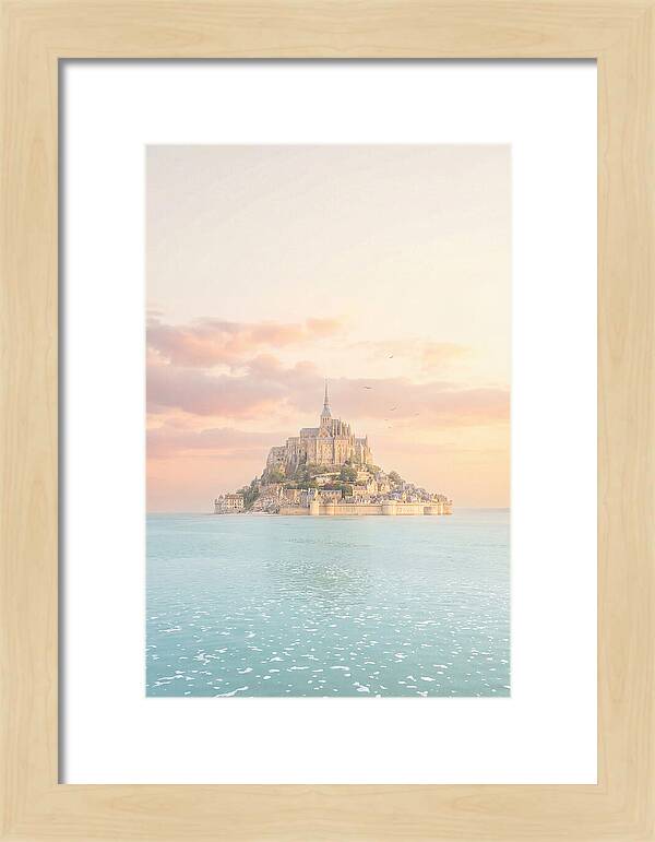 Mont Saint Michel At Golden Hour