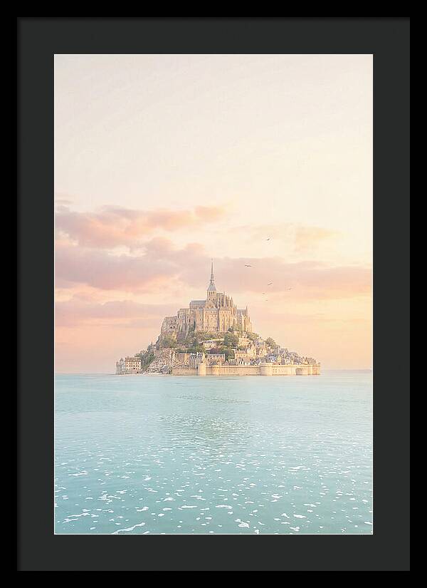 Mont Saint Michel At Golden Hour