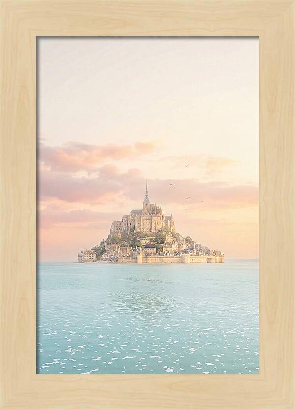 Mont Saint Michel At Golden Hour