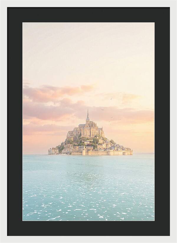 Mont Saint Michel At Golden Hour