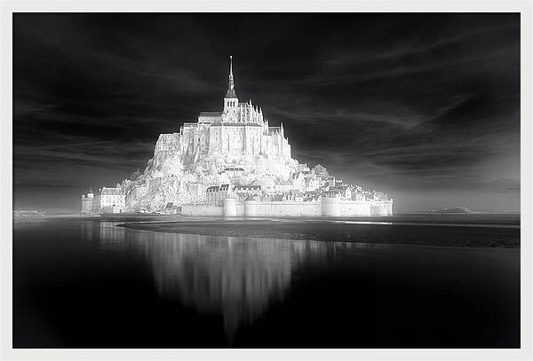 Mont Saint Michel At High Tide