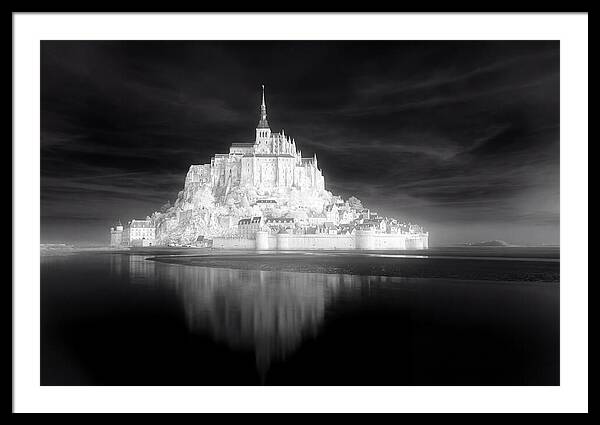 Mont Saint Michel At High Tide