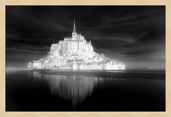 Mont Saint Michel At High Tide