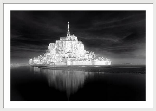 Mont Saint Michel At High Tide
