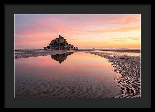 Mont Saint Michel At Sunrise