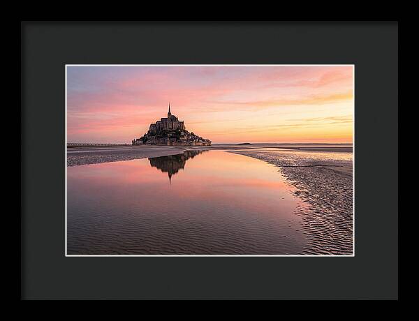 Mont Saint Michel At Sunrise